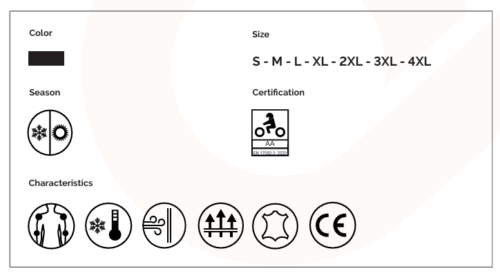 LEGEND Jacket-MR828N-size LEGEND Jacket-MR828N-size